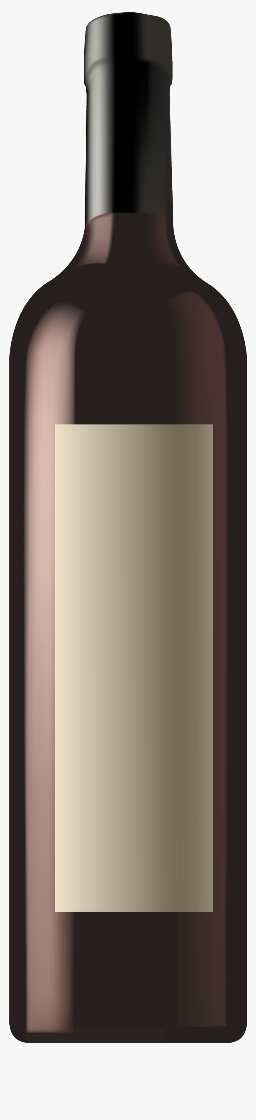 Red Wine Bottle Png Clipart Image, Transparent Png