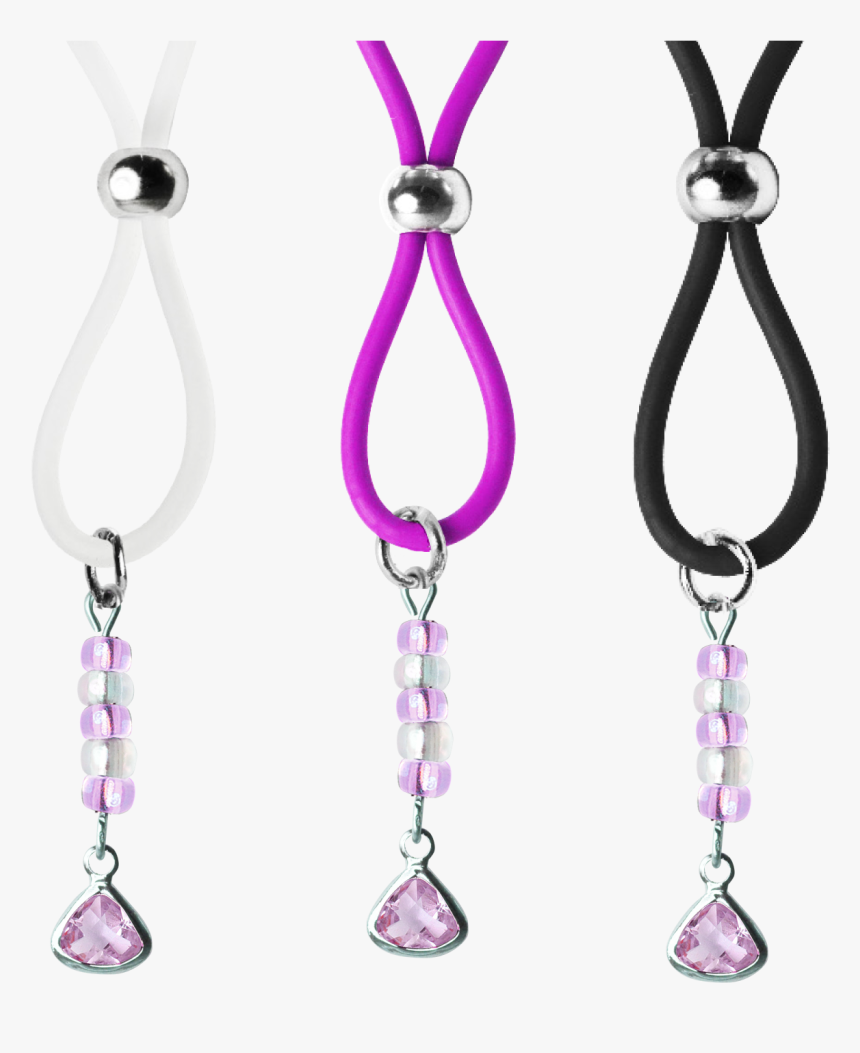 , Nipple Lasso With Pearl Triangle Birthstone On Silicone, HD Png Download