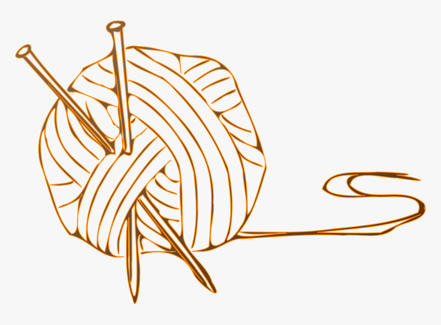 Wool, Ball, Yarn, Needles, Craft, Knitting, Hobby, HD Png Download