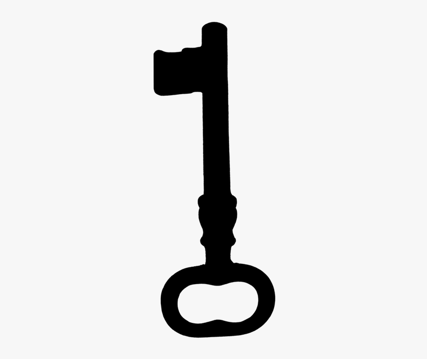 Key, Silhouette, Open, Door, HD Png Download