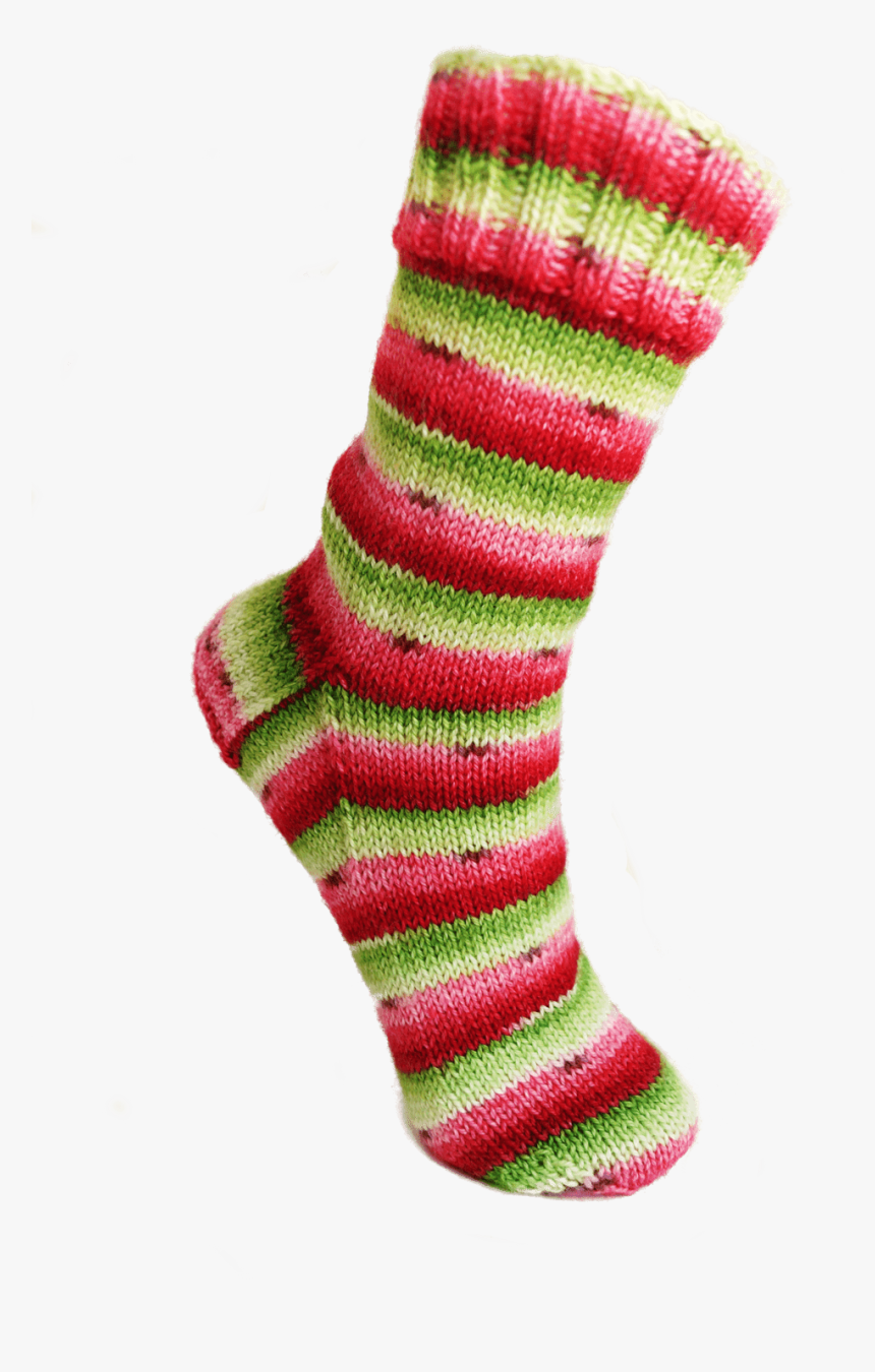 Bis Sock Yarn Watermelon Self Striping Hand Dyed Yarn, HD Png Download