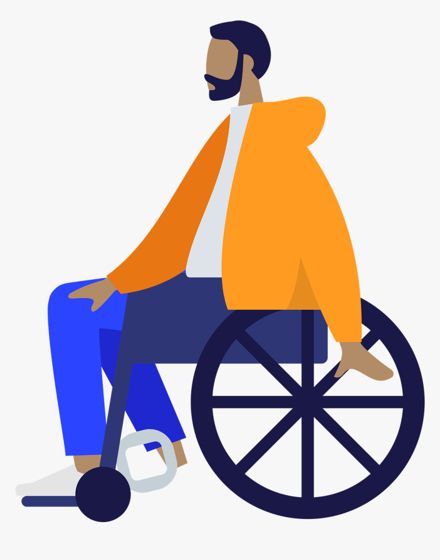 Humans, People, Wheelchair, Community, Person, Man, HD Png Download