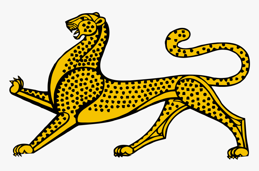 Stylised Leopard Clip Arts, HD Png Download