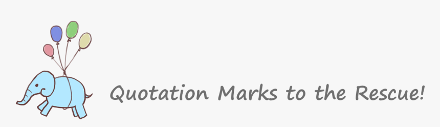 Quotation Marks To The Rescue, HD Png Download