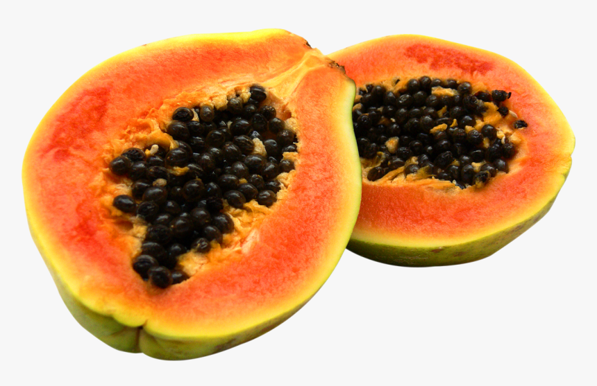 Half Cut Papaya Png Image, Transparent Png