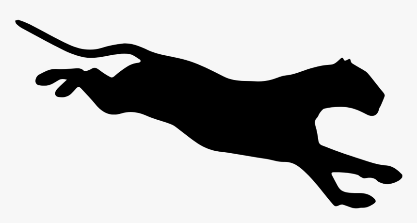 Silhouette Leopard Png Clipart , Png Download, Transparent Png