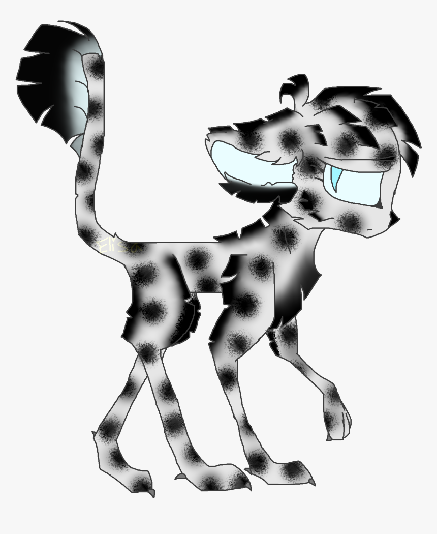 Shizu The Snow Leopard - Illustration, HD Png Download