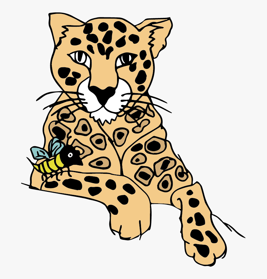 Cliparts For Free Download Leopard Clipart Baby Leopard - Leopard Drawing Png, Transparent Png
