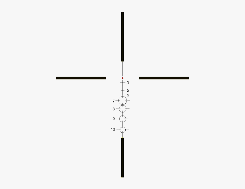 13004 - Elcan Specter 5.56 Reticle, HD Png Download