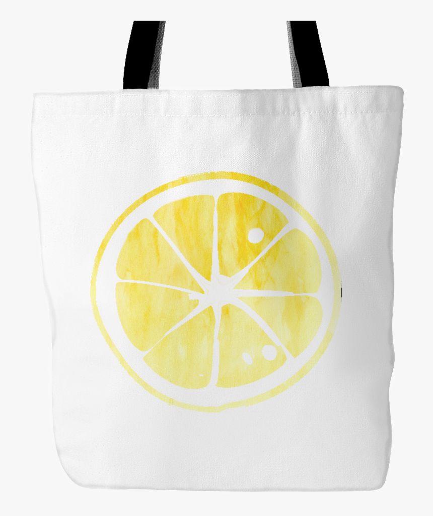 Transparent Lemon Slice Png - Tote Bag, Png Download