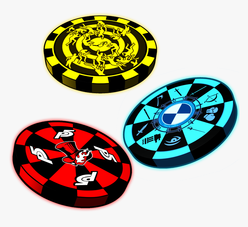 Persona 5 Poker Chips, HD Png Download