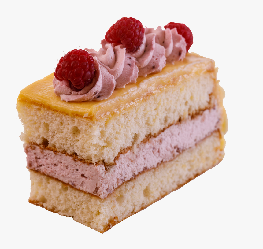 Lemon And Raspberry Slice - Patisserie Valerie Cake Slices, HD Png Download