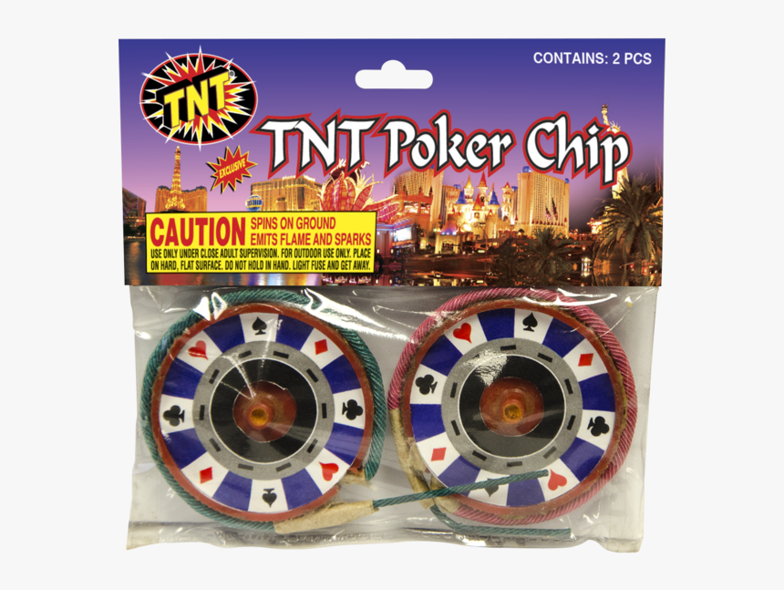 Large - Tnt Fireworks Poker Chip, HD Png Download