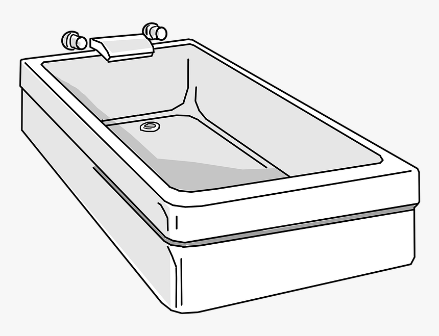Bathtub, Bathroom, Tub, Bathing Tub, White, Clean - Bathtub, HD Png Download