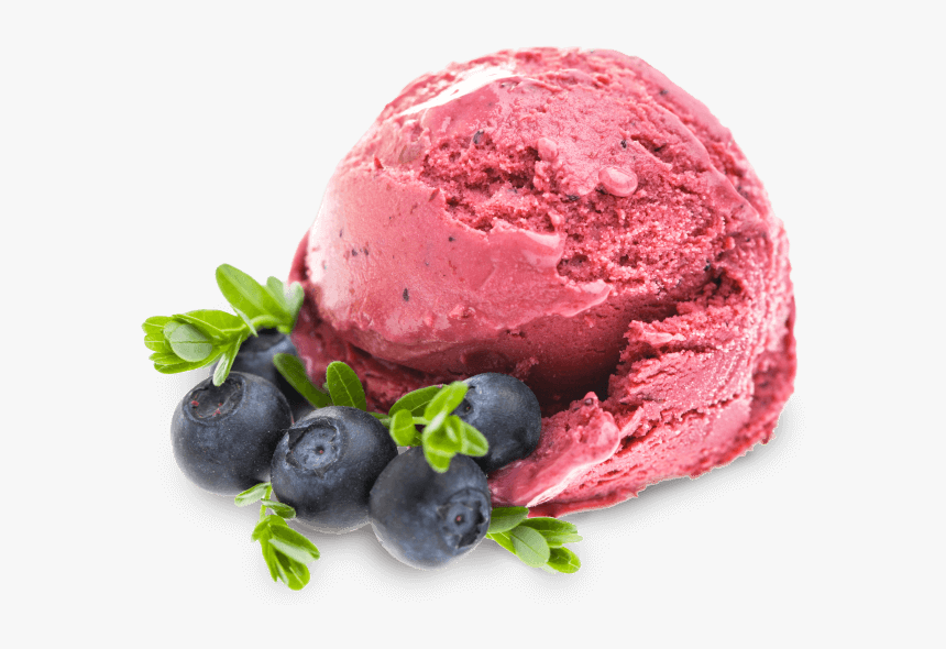 Blueberry Ice Cream Png, Transparent Png