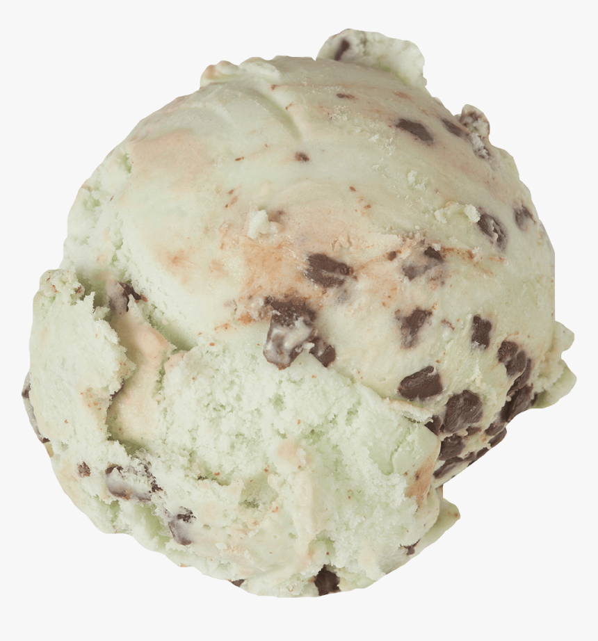 Mint Choc Chip Scoop - Gelato, HD Png Download