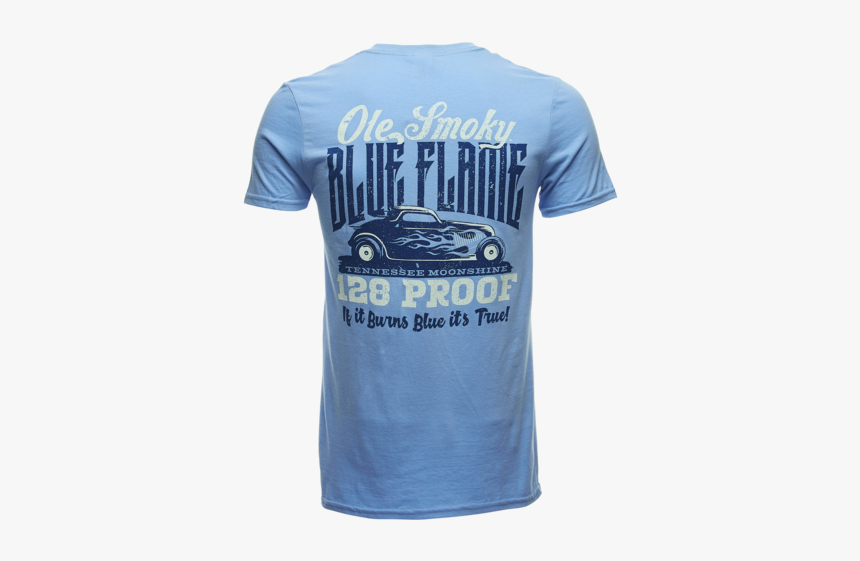 Blue Flame Hot Rod Tee - Active Shirt, HD Png Download