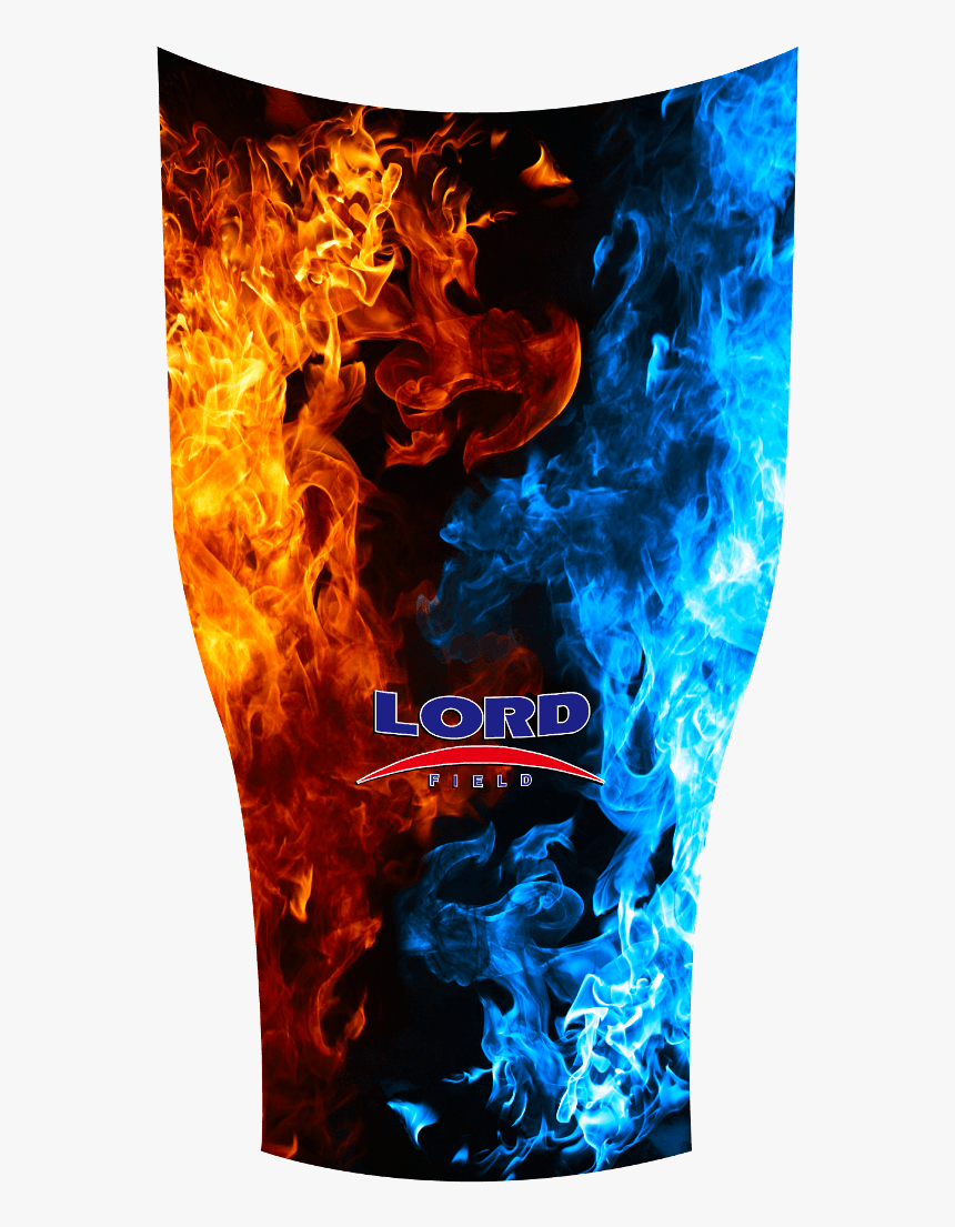 Lord Field Red/blue Flames - L Eau Et Le Feu, HD Png Download