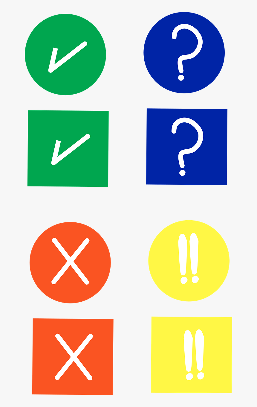 Transparent Wrong Clipart - Right Wrong Signs, HD Png Download ...