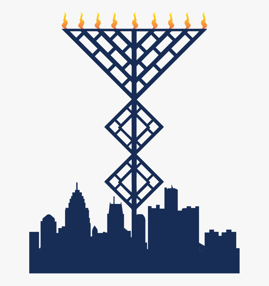 Menorah In The D, HD Png Download