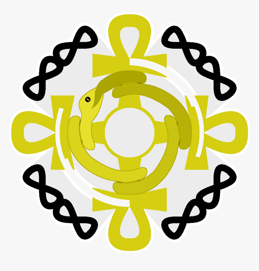 Ouroboros Png - Anchor With Chain Circle, Transparent Png