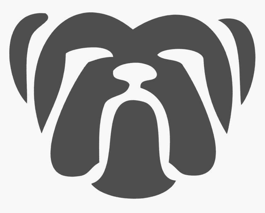 Bulldog, Face, Dog, Canine - Bulldog Black And White Png, Transparent Png