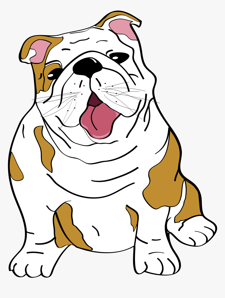 English Bulldog Design By Animalcreations - Dog Yawns, HD Png Download