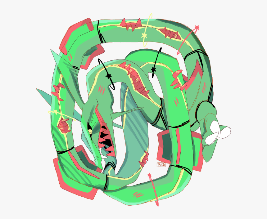 Rayquaza Ouroboros, HD Png Download