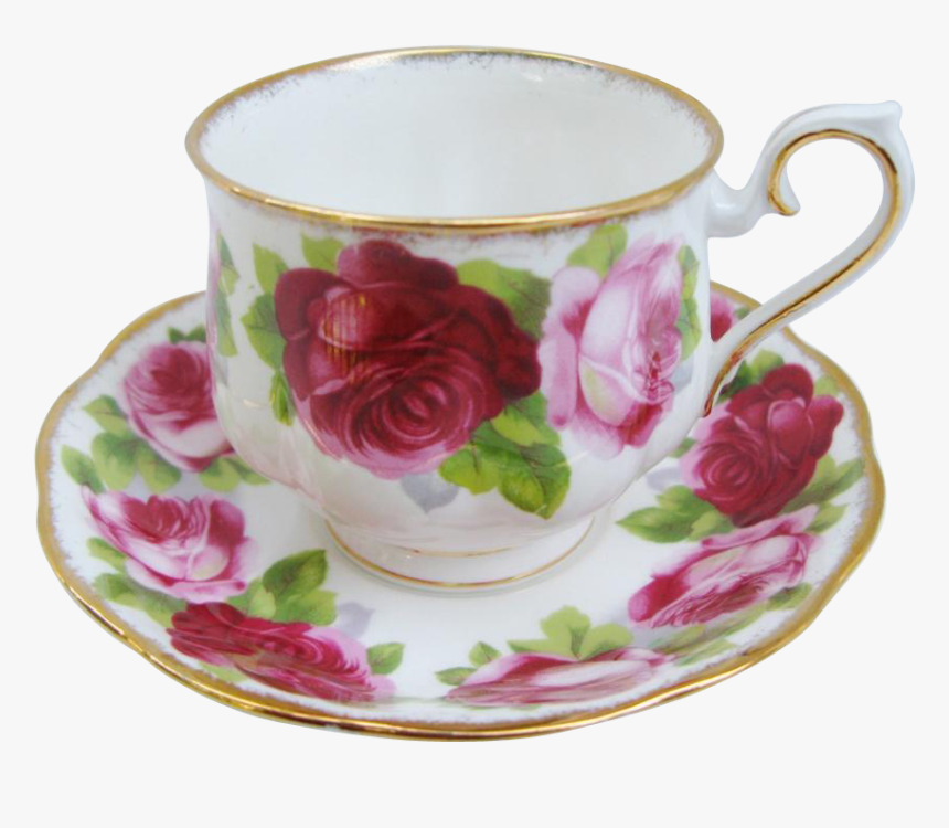 Transparent Vintage Teacup Clipart - Transparent Tea Cup Porcelain Png, Png Download