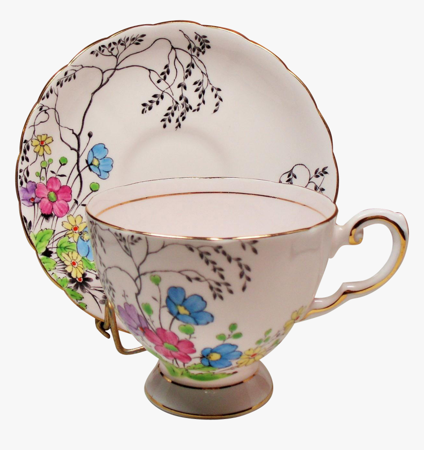 Vintage Tuscan England Bone China Pale Pink Teacup - Ceramic, HD Png Download