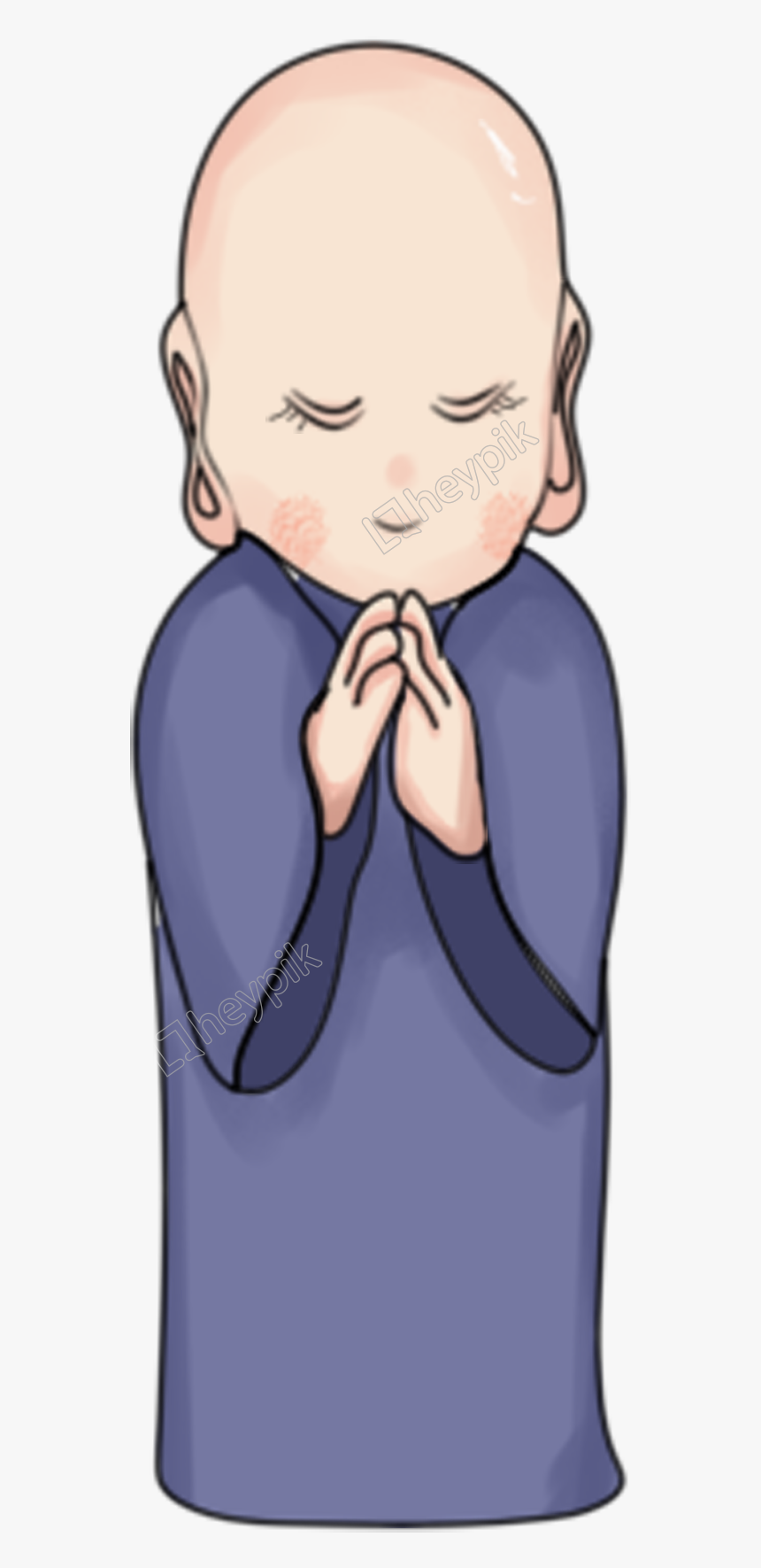 Cute Buddha Png - Cartoon, Transparent Png