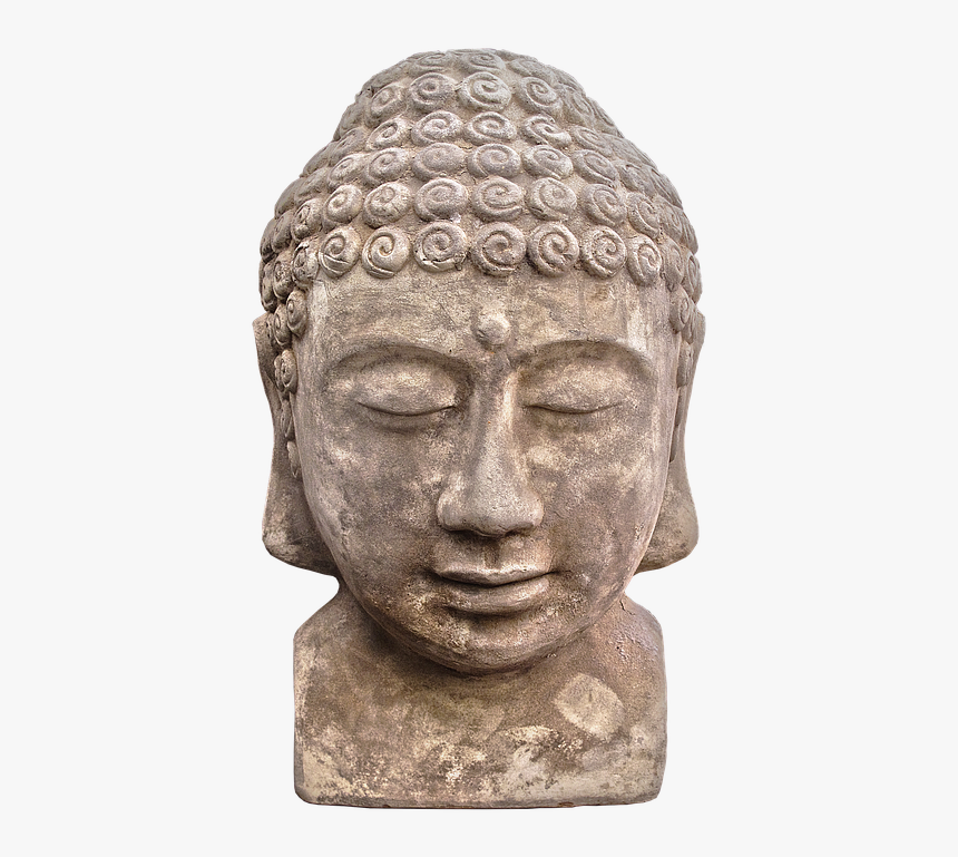 Buddha, Figure, Ceramic, Head, Face, Sculpture - Gautama Buddha, HD Png Download