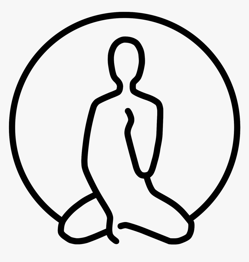 Clip Art Royalty Free Stock Buddah Drawing Beginner - Love Meditation Drawing, HD Png Download