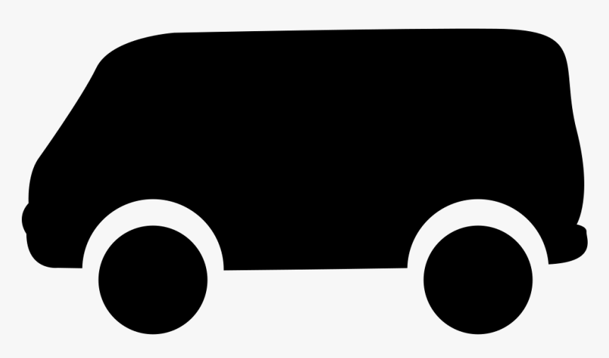 Van Black Silhouette From Side View Svg Png Icon Free - Van Silhouette Png, Transparent Png