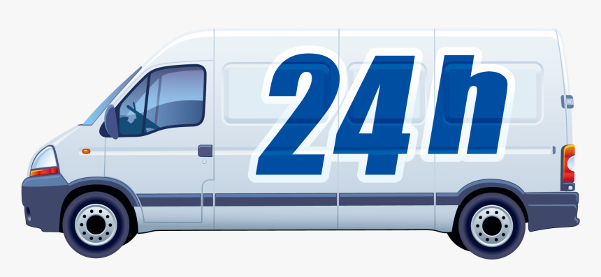 Minivan Vector - Delivery, HD Png Download