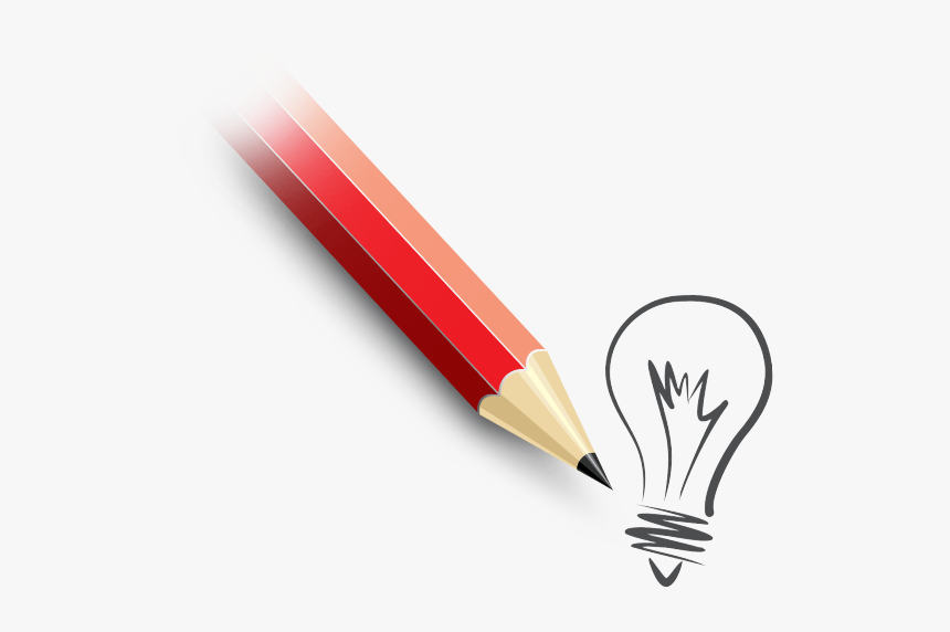 Red Couch Creative Ideas Using A Pencil - Creative Ideas For Graphic Designer, HD Png Download