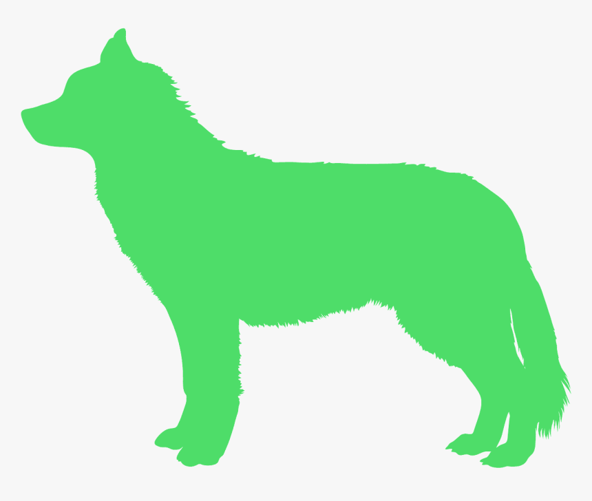 Pink Dog Silhouette, HD Png Download