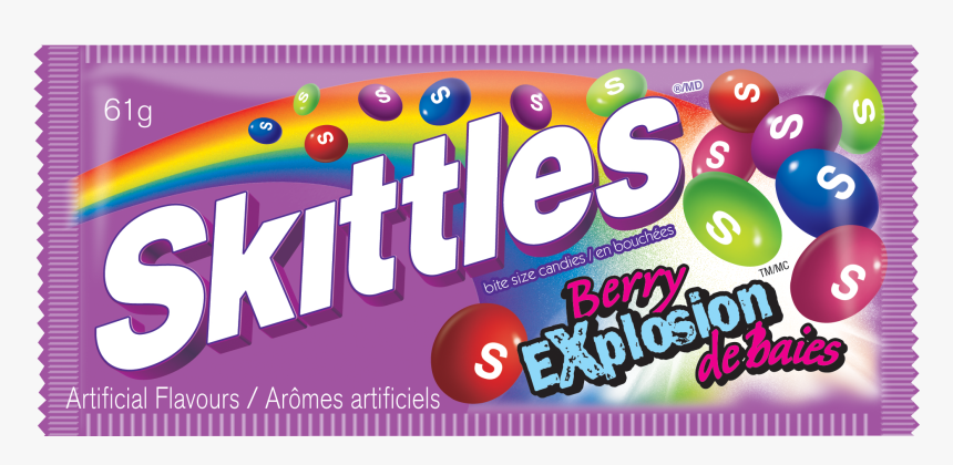 Skittles Berry Explosion - Skittles Explosion, HD Png Download