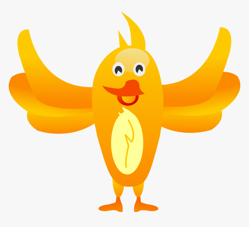 Clipart Of Bird Spreading Wings, HD Png Download