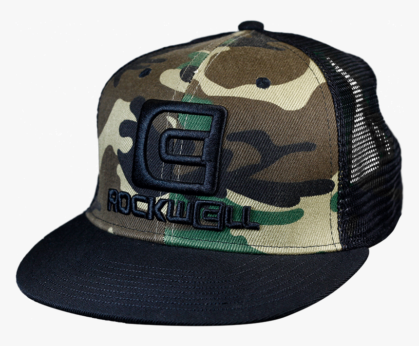 Snapback Trucker Hat Og Camo/black 
 Class - Baseball Cap, HD Png Download