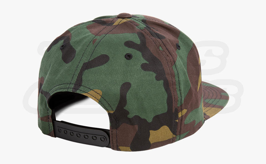 Camo Snapback Hat Backside - Yupoong Camo Snapback, HD Png Download