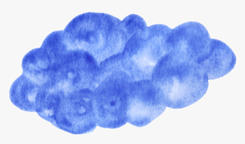 Watercolor Cloud - Transparent Watercolor Cloud Png, Png Download