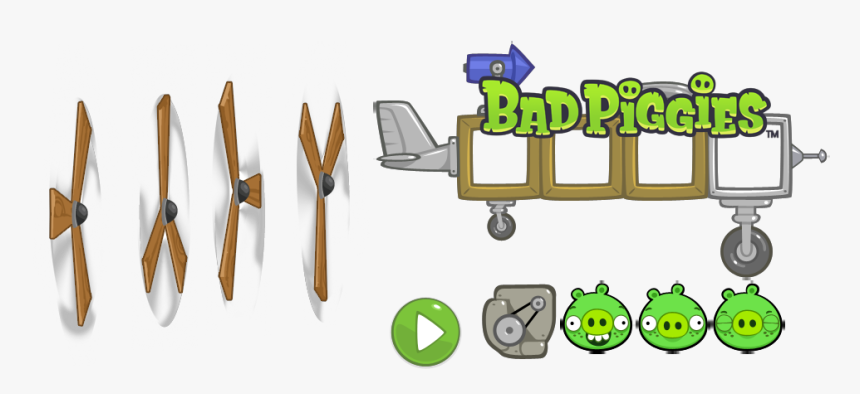Abpc Badpiggies Promo - Angry Birds Sprites, HD Png Download