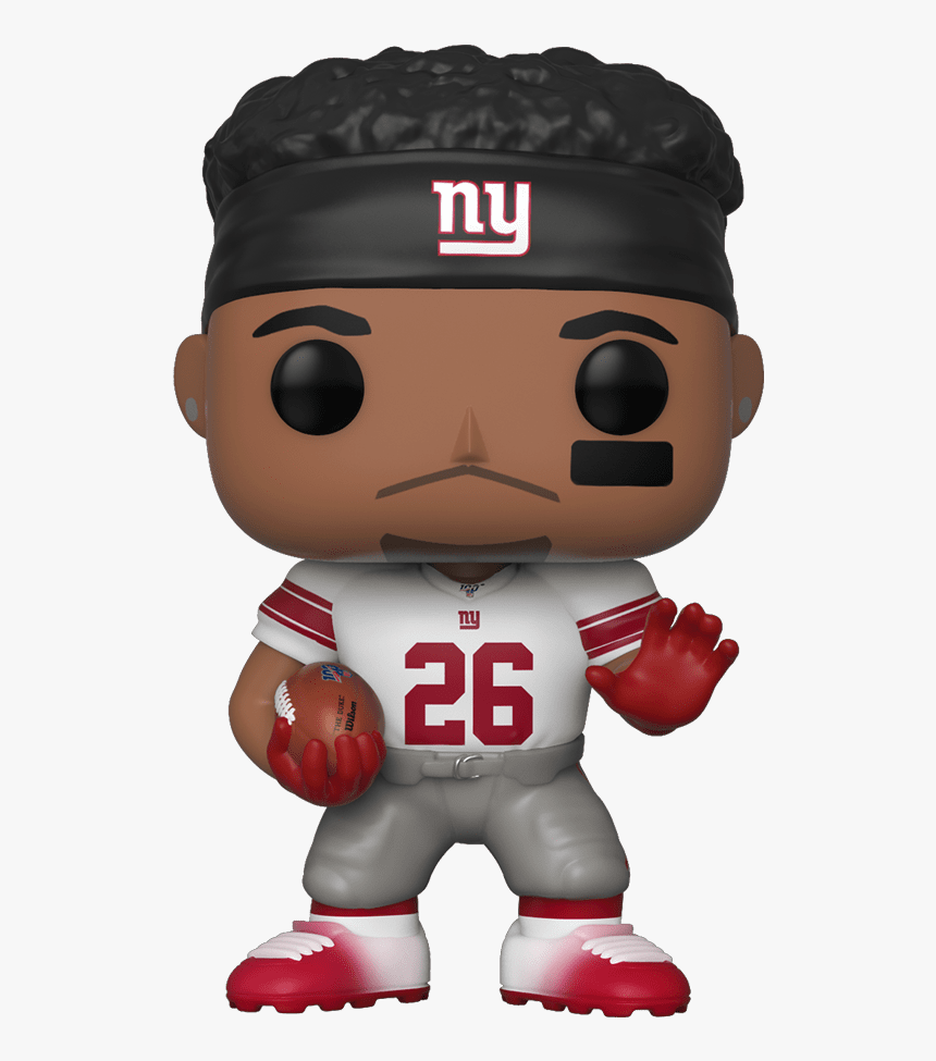 42871 Nfl S6 Saquonbarkley W Pop Web - Saquon Barkley Funko Pop, HD Png Download