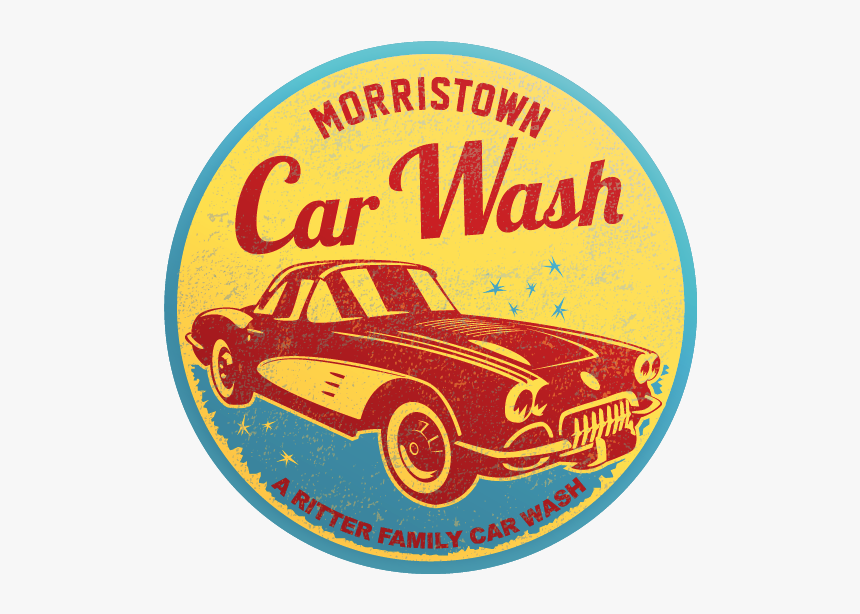 Retro Car Wash Logo, HD Png Download