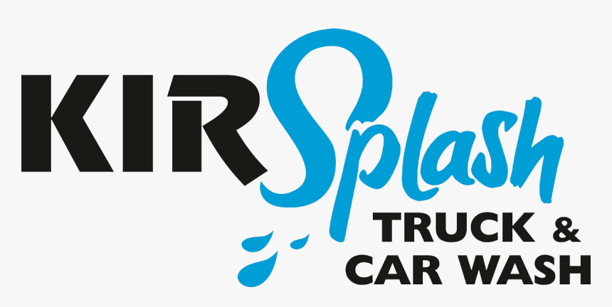 Kirsplash Truck & Car Wash Logo - Graphic Design, HD Png Download