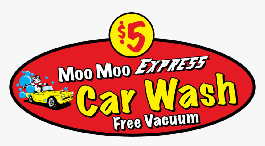 Moo Moo Car Wash Logo, HD Png Download