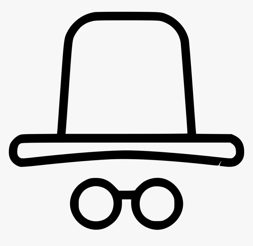 Hat Glasses Tophat Old Vintage, HD Png Download