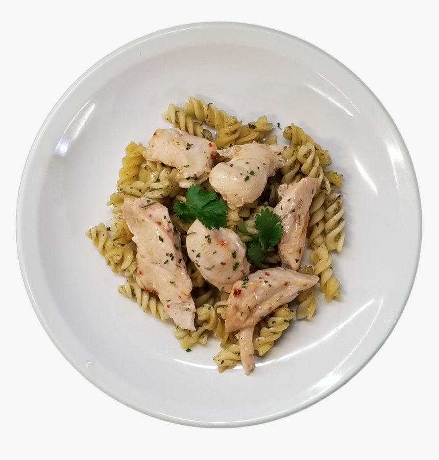 Pesto Whole-wheat Pasta With Chicken & Vegetables - Side Dish, HD Png Download