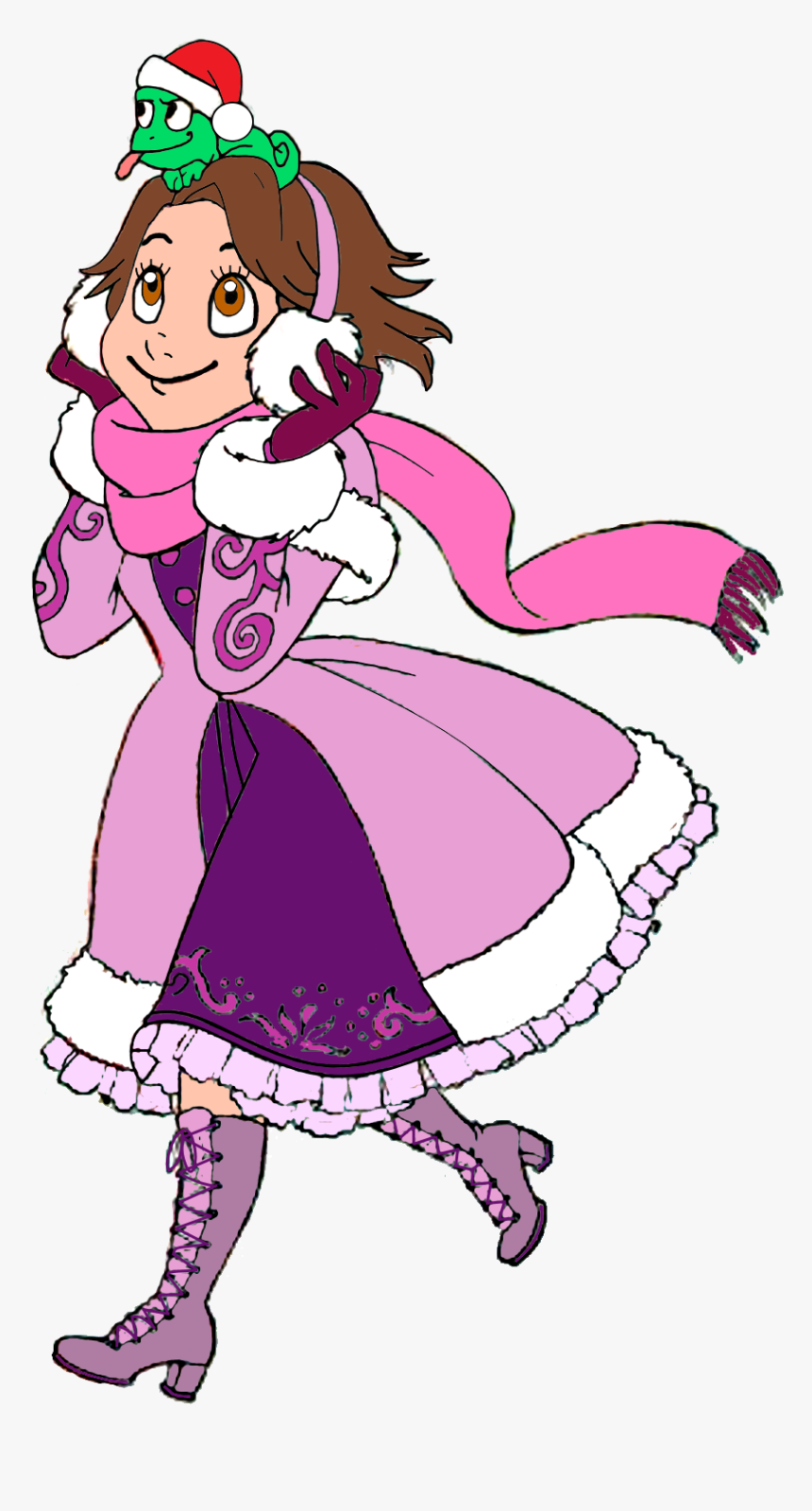 Rapunzel Clipart File - Disney Princess Rapunzel Christmas, HD Png Download